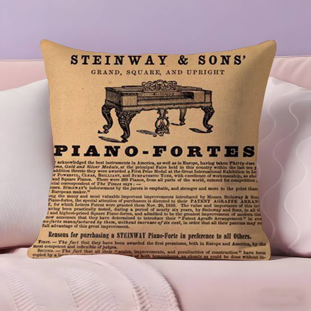 S-Steinway & S-Sons Pillow Case Ultra Soft Skin Friendly Fabric Cloud Like Comfort & Concealed Zipper