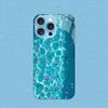 Minimal Water Ripple Flowers for iphone 17 case for coque iphone Fashion Case fundas Glass for iPhone 17 16 15 14 13 pm Pro Plus