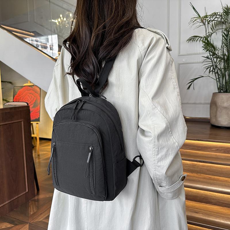 Schoolbag1011 autumn bag new street trend Oxford cloth backpack women's bag fashion fringed anti-theft backpack bag