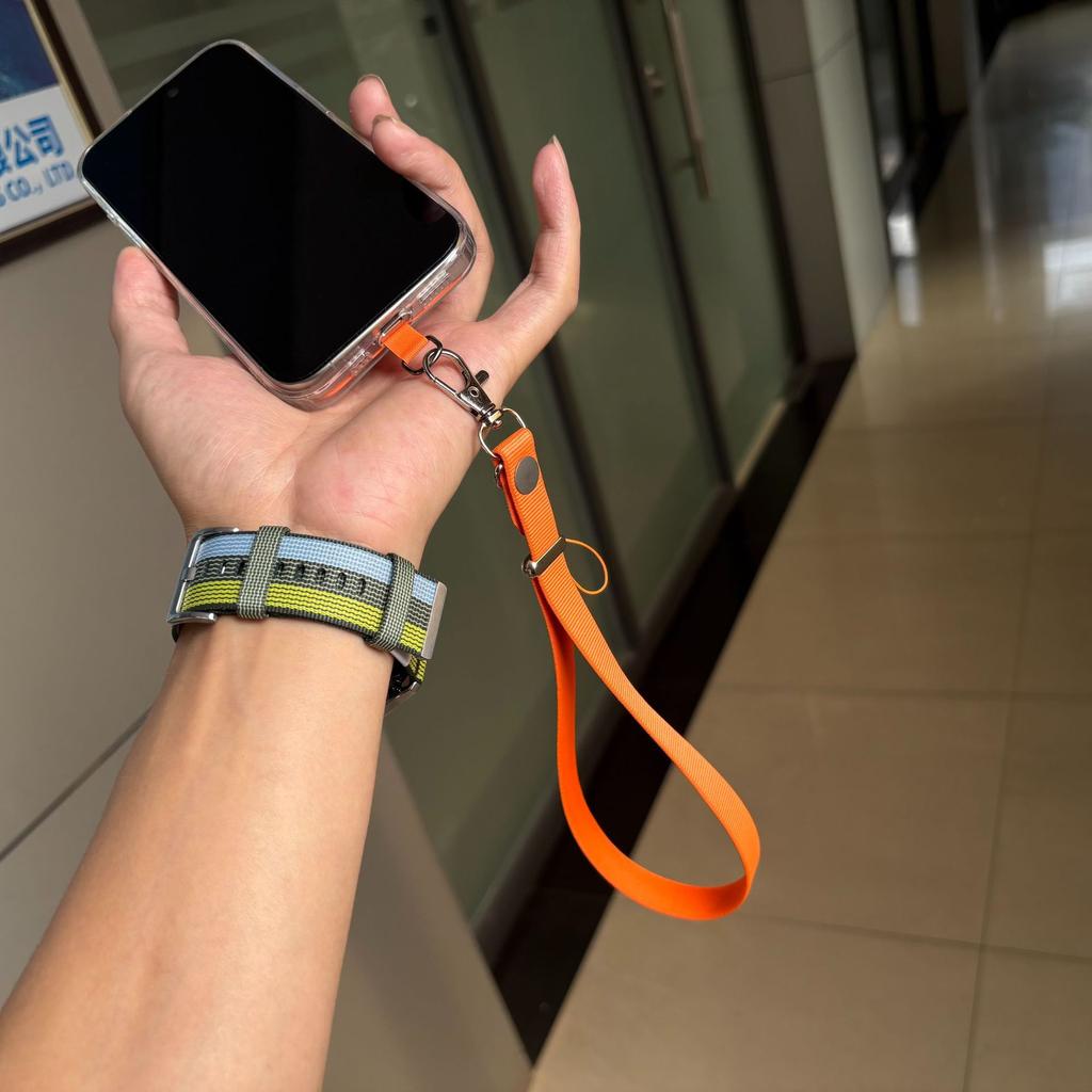 Unversal Hand Strap Lanyard for IPhone Samsung Huawei Phone Nylon Wrist Strap with Adjustable Drop-Proof DesignTether Tabs 1