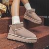 2025 Women's Thick-Soled Sheepskin Snow Boots, Fleece-Lined & Non-Slip