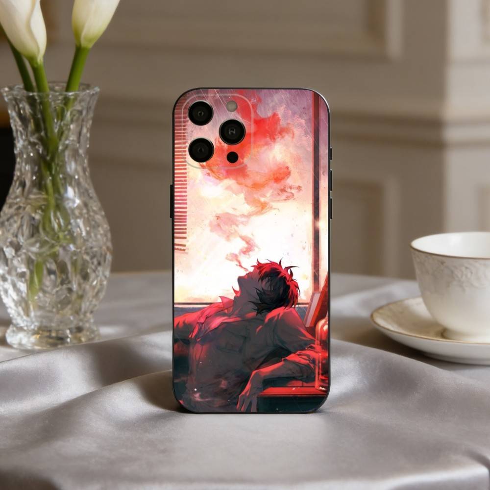 T-Towa-A S-Slow D-Damage-E Phone Case For iPhone 17pro,16,15,14,13,12,11 Plus,Pro Max,XS,Soft Silicone Black Cover