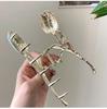 Metal Tulip Hair Claw Clip for Women Hair Accessories Flower Crab Clamp Hairpin Hair Crab Hairs Accessoriy Headwear Jewelry