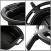 Large Coolant Drain Pans Chemical Resistant Design Plastic Anti Splash Oil Pans Anti Splash Baffles Large Spout for Easy Pouring