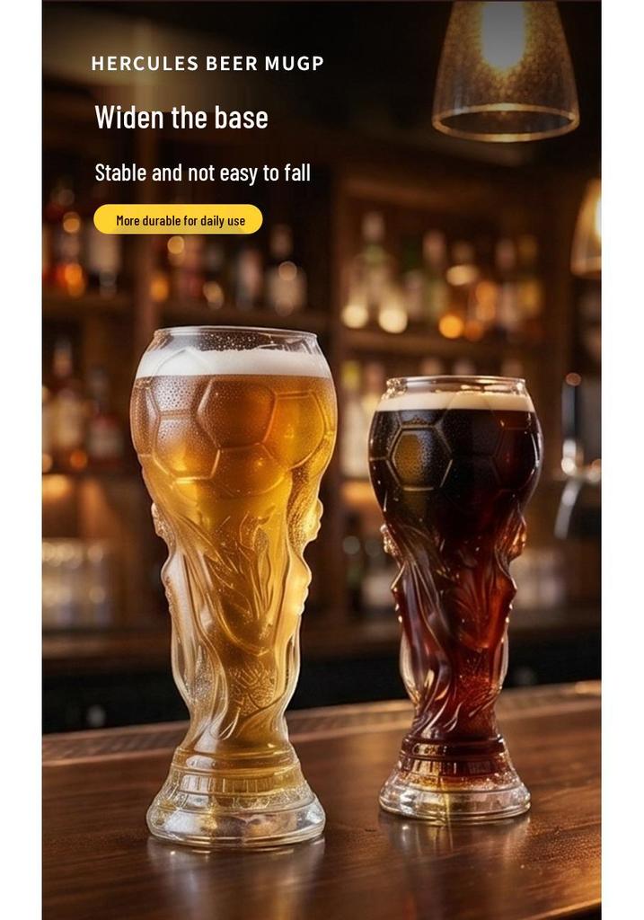 2026 High-End Creative Beer Mug: Light Luxury, Large Capacity for Home Craft Beer & Personal Wine Use