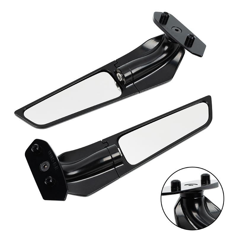 1 Pair Adjustable Wind Wing Rearview Mirrors Replacement Rearview Side Mirror For Suzuki GSXR1000 GSX1000R 2017-2021