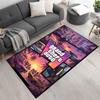 Grand Theft Auto Fußmatten Design für Flur Außenbereiche Schlafzimmer Eingangsbereich Rutschfester Teppich Büro Heimdekoration Spirituelles Geschenk