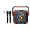 Songchuan SS6 Outdoor Trolley Speaker with Wireless Microphones CN Plug (adapter Included)