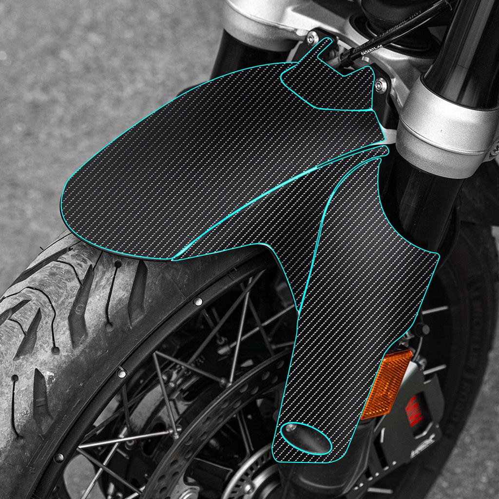 For 2025 BMW R 1300 GS ADV Thick Armor Film Tank Pad Full Body Decal Set - Anti-Scratch Shockproof Styling Motorcycle Accessorie