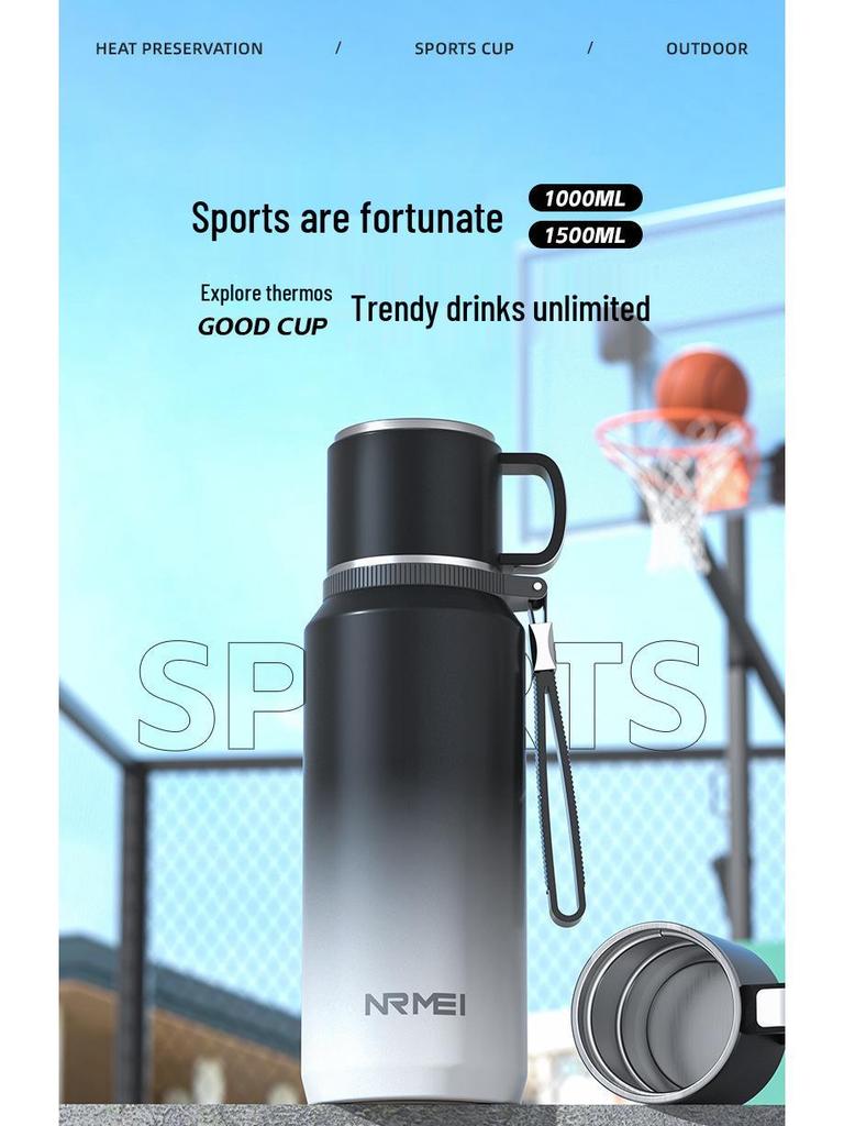 2025 Large Capacity Insulated Kettle with Tea Infuser – Unisex