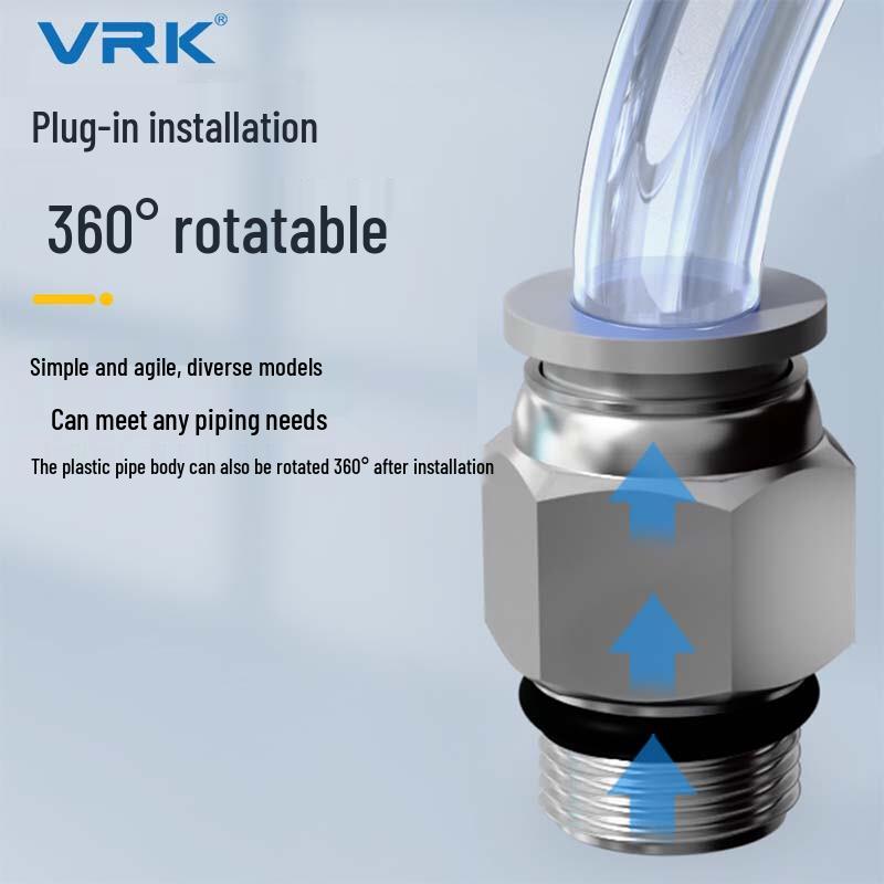 VRK PC Pneumatic Quick Connect Straight Fittings