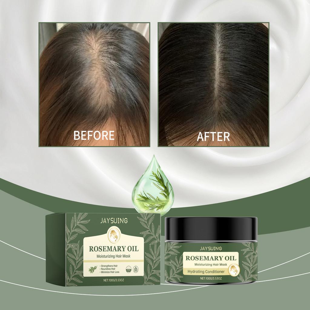 Jaysuing Rosemary Hair Mask For Moisturized And Smooth Frizzy Hair With Glossy Finish