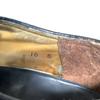 70s 80s Vintage Unknown Brand Size 10B 26.5 27.5cm Long Wingtip American Brogue Black(USED)