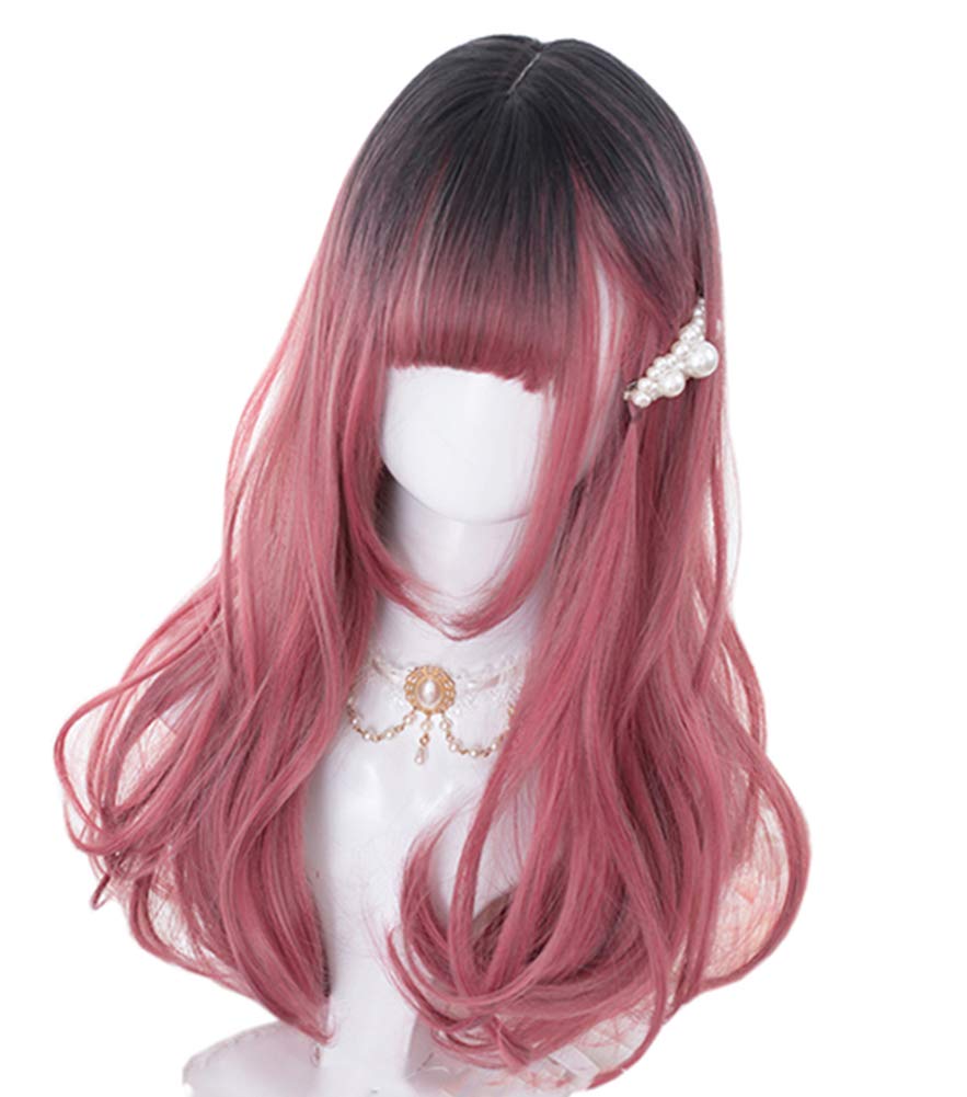 Harajuku Hime Lolita Everyday 75cm Style, Cut, Heat-resistant Wig, Semi-long, Gradient, Style, Cosplay, Party, Wear,