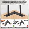 711.2MM Hairpin Furniture Legs, Metal Home DIY Projects for Nightstand, Coffee Table, Desk, 226.8KG Load Capacity with Rubber Floor Protectors, Metal