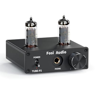 Ενισχυτής ακουστικών Fosi Audio P2 Μικρός σωλήνας κενού Ενισχυτής ακουστικών Mini HiFi Stereo Audio Χαμηλό θόρυβο εξόδου Προστασία θύρας Ισχύς 6,35 mm