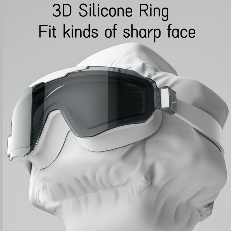 New Stylish Swimming Goggles Big Frame UV Protection Waterproof HD Vision Adults Swim Goggles for Men and Women