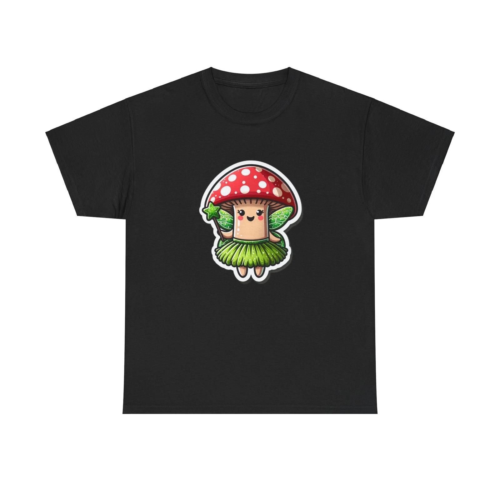 Unisex Adult T Shirt Mushroom Fairy Tutu Magic Cute Whimsical Mythical Gift Tee S