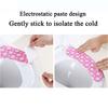 Silicone World 1 Pair Reusable Warm Toilet Seat Filling Washable Bathroom Mat Seat Cover Thick Cartoon Sticky Toilet Cushion