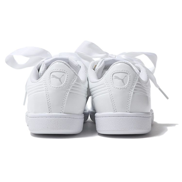Puma Vikky Ribbon Lakierowane Niskie Codzienne Trampki Damskie Trampki Białe 366417-02