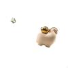 Brass Chinese Statue Mini Tea Pet Figurine Year Cute Decoration for Bedroom Home Office