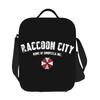 Raccoon City Home Of Umbrella Corporations Corp Insulated Lunch Bags for School Office Game Waterproof Cooler Thermal Lunch Box