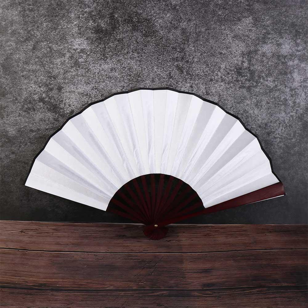 Graffiti Chinese Style Blank Cloth Wedding Decoration DIY Hand Folding Fan Folding Fan Home Party