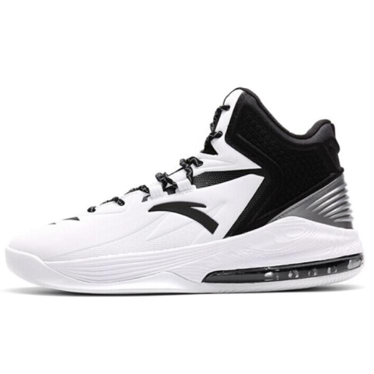 New ANTA Basketball Collection Basketball Shoes Men High Top White/Black 91631101-1