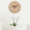 Wooden  Analog Display Decor Garden Hallway Outdoor Hanging Wall Clock (33cm)