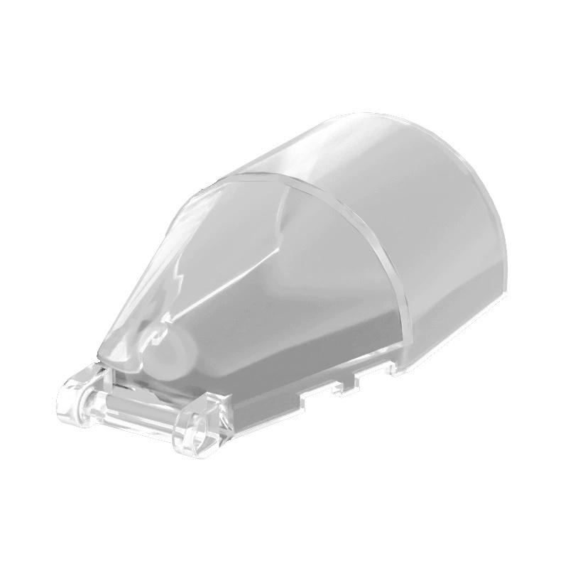 

10PCS 92279 4X6X2 Windshield Building Blocks Circular Including Handle Plane Window Blocks Particle DO-IT-YOURSELF Toy Children Birthday Present 10PCS прозорий