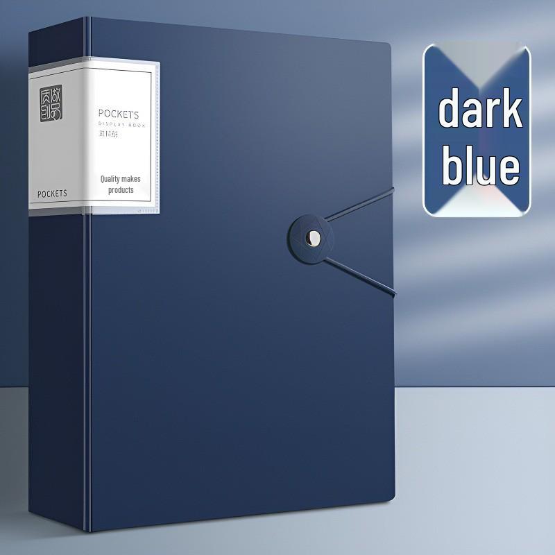 A4 Transparent Insert Pocket File for Office and Medical Record Organization