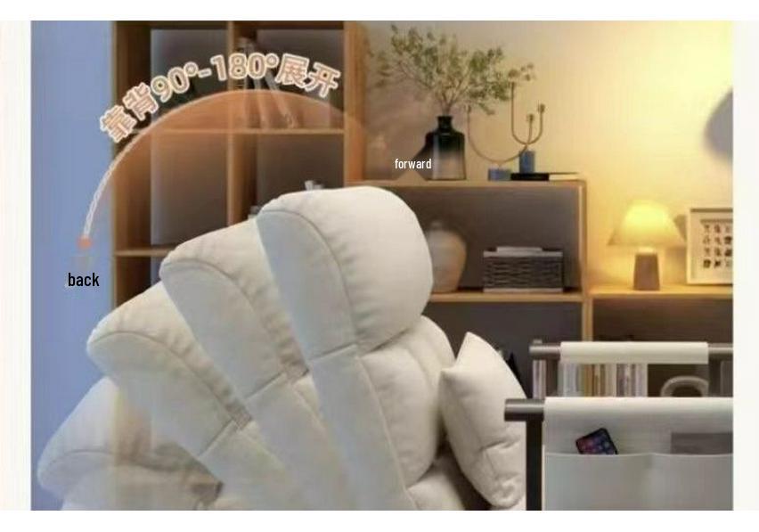 Foldable Multi-Functional Office Nap Sofa Bed: Durable, Reinforced Single Lounger for Home