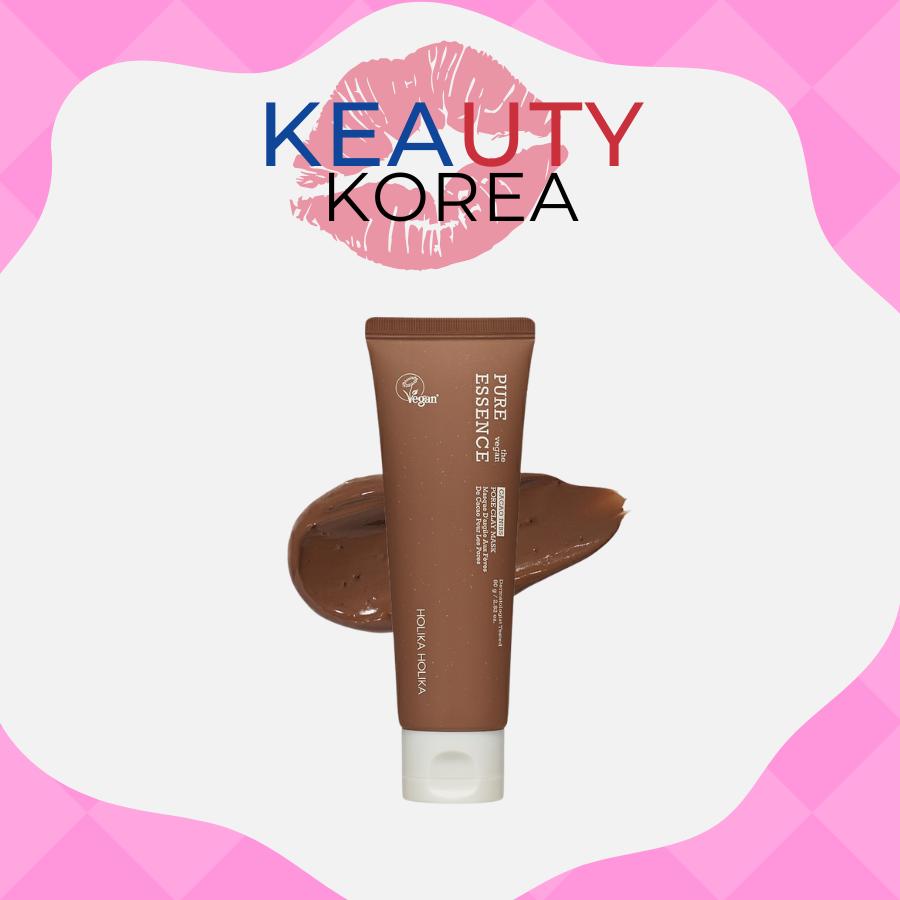 Holika Holika Pure Essence The Vegan Cacao Nibs Pore Clay Mask 80g