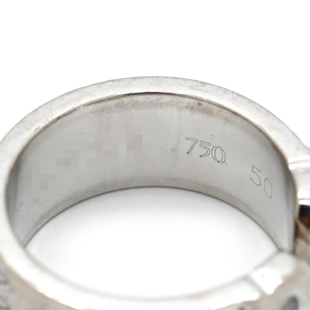Cartier C2 C2 Ring 2000 Christmas LimitedRing Ring K18WG #9.5(JP Size) Array
