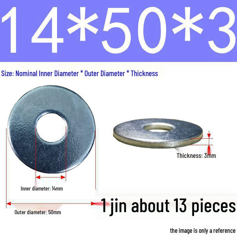 Galvanized Oversized Metal Washers M3-M60