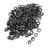 100 Set Brass Eyelet Clothing Bag Accessory Double Side 4mm Eyelet Grommet KitBlack