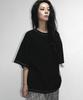 Deumakeu Outstitch Boxy Short Sleeve Tee - Black
