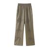 2026 Womens Wide Leg Pants Beaded Embroidered Casual Trousers