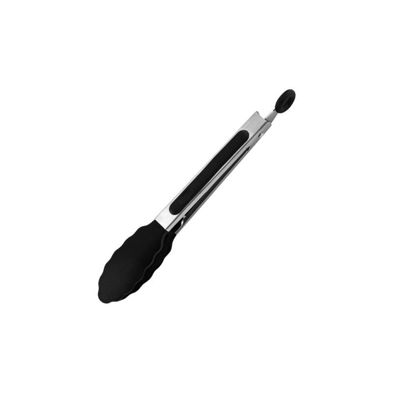 Pinze Alimentari in Silicone e Acciaio Inossidabile: 7", 9", 12" - Perfetti per Pane, Barbecue e Bistecca.