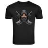 Ninja Assassin Mask Crossed Blades Graphic T-Shirt
