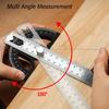 0-180 Degrees Angle Protractor 12-Inch Angle Finder Ruler Adjustable Protractor Square  Woodworking