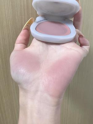 Korean Women Exude a Cool Vibe~ Li Meng Water Glow Blush Cream T03 T04 Low Saturation Nude Gray Pink Lg02 Honeydew Color