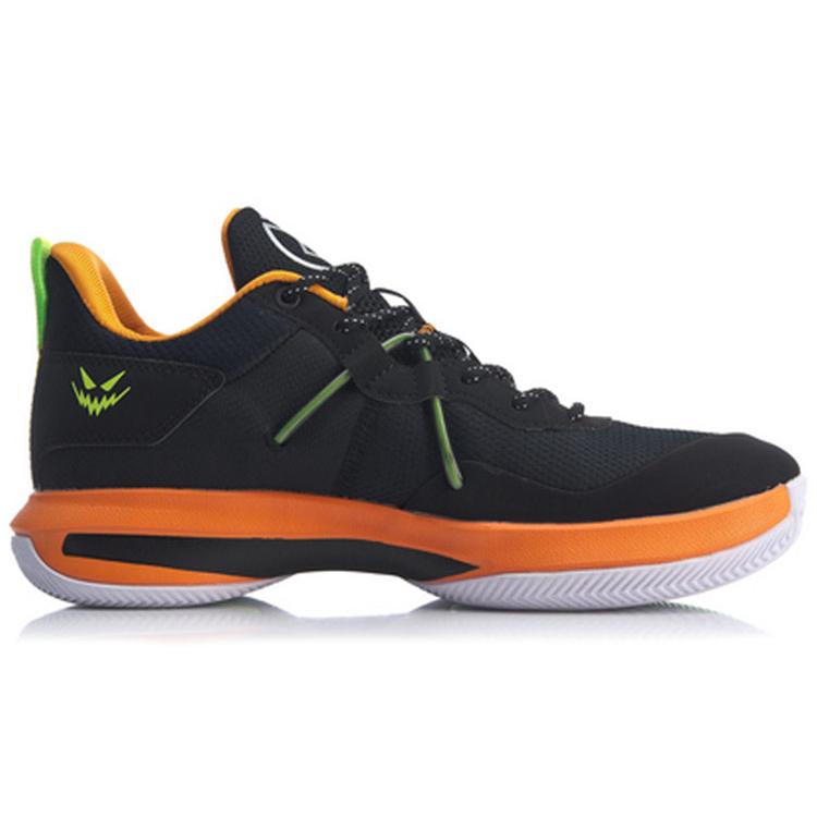Li Ning Speed 6 Cushioning Slip Resistant Low top Basketball Shoes Men's Black ABAP069-1