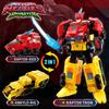 Quantum Heroes Dinoster 2-IN-1 Stego Blast Wing Transfrom from Car to Robot Action Figure Anime Deformation Kid Toys Gift