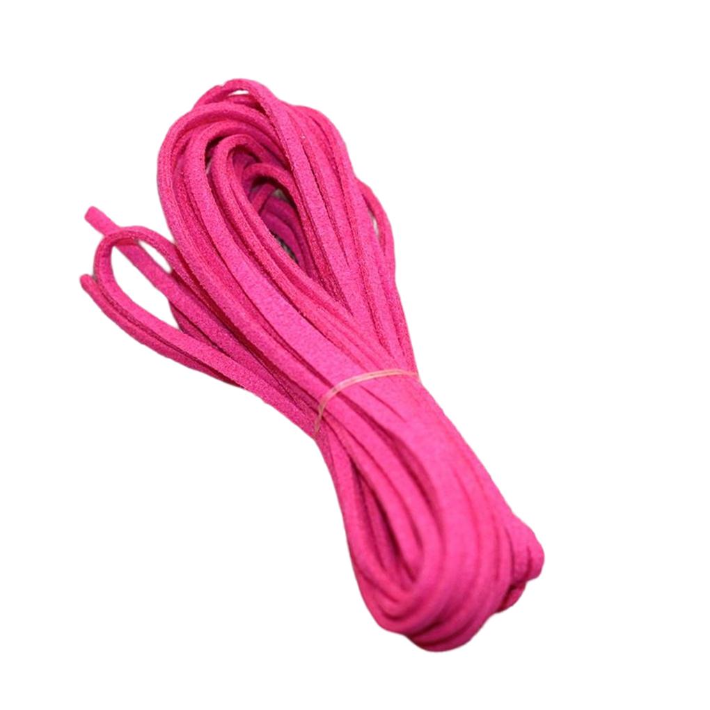 Faux Suede Cords Leather Lace Jewelry Making Accessories Craft Multicolor Woven Handmade Gadgets Bracelet Necklace