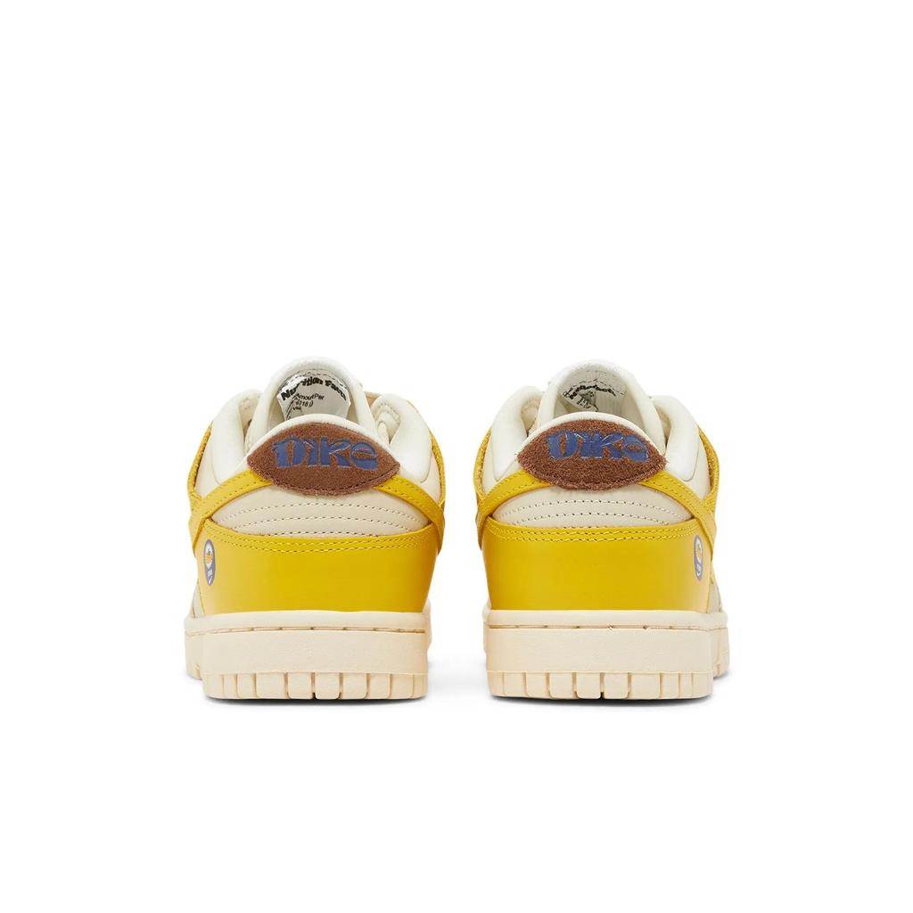 Nike Womens Dunk Low LX 'Banana' (women's sizes) Coconut Milk / Vivid Sulfur / Cacao Wow Skate Shoes DR5487 100