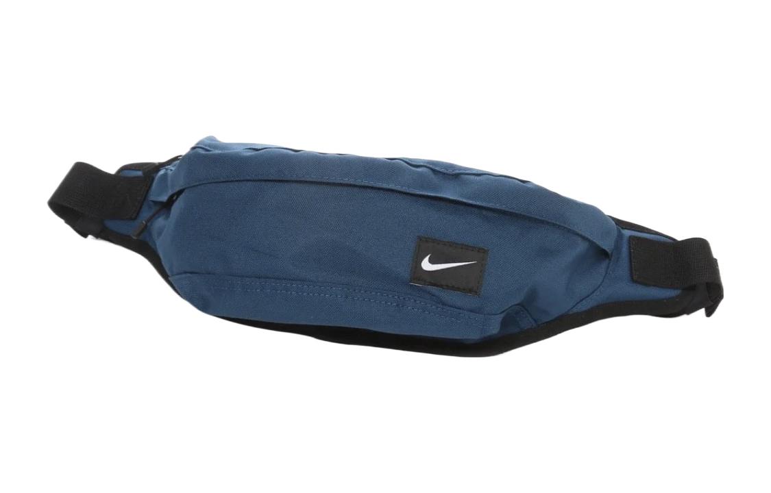 Nike Zip Closure Polyester Fanny Pack Regular Unisex Blue BA4272-415