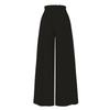 Women's Casual Fashion Elastic Waistband Wide Leg High Waist Long Skirt Pants