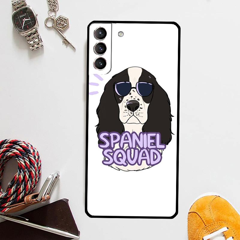 English Cocker Spaniel Dog Case For Samsung Galaxy S25 Ultra S21 S22 S23 S24 Ultra S9 S10 S20 Plus S25 FE Cover Coque