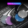 Multifunctional Car Diamond Coaster Water Cup Slot Non-Slip Mat Silica Pad Cup Holder Mat Auto Interior Decoration Accessories